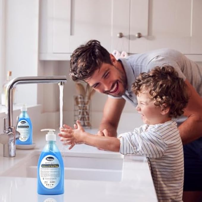 Thrill 3-PIECE ANTIBACTERIAL HAND SOAP 500 ML  GERM PROTECTION, MOISTURIZING, FRESH SCENT  FAMILY HAND WASH FOR KITCHEN, BATHROOM & OFFICE - Image 2